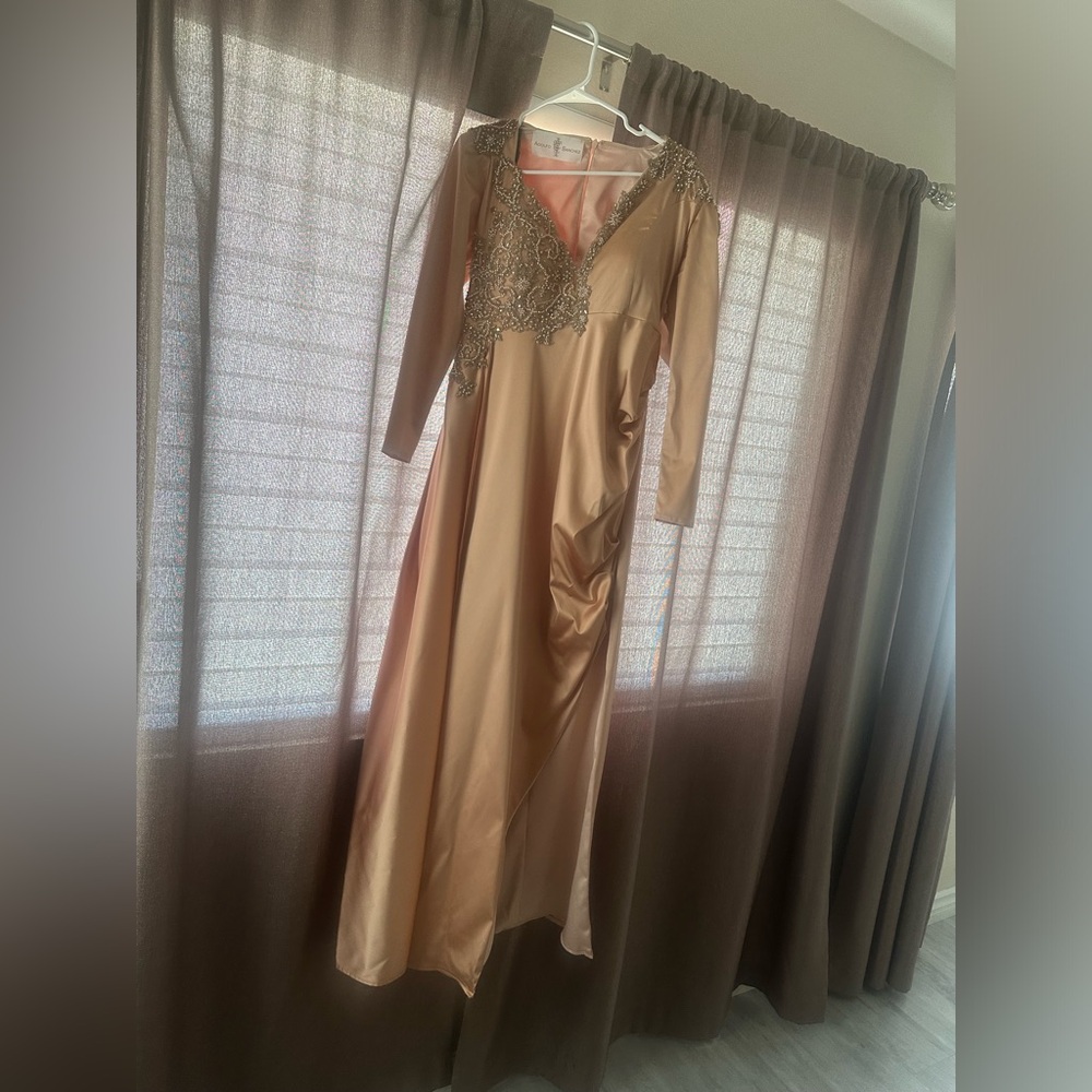 Custom Adolfo Sanchez evening gown